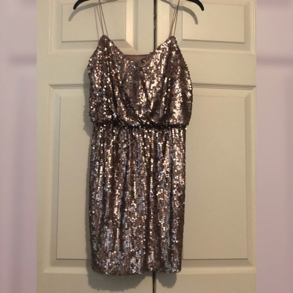 Aidan Mattox sequin dress